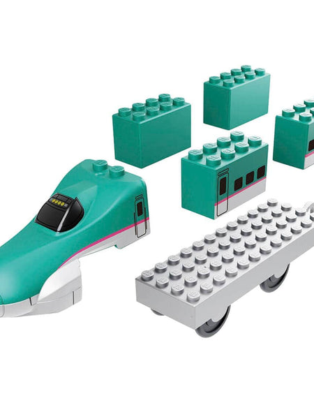 Takara Tomy Tomica Plarail Block E5 Series Shinkansen Hayabusa Block Set