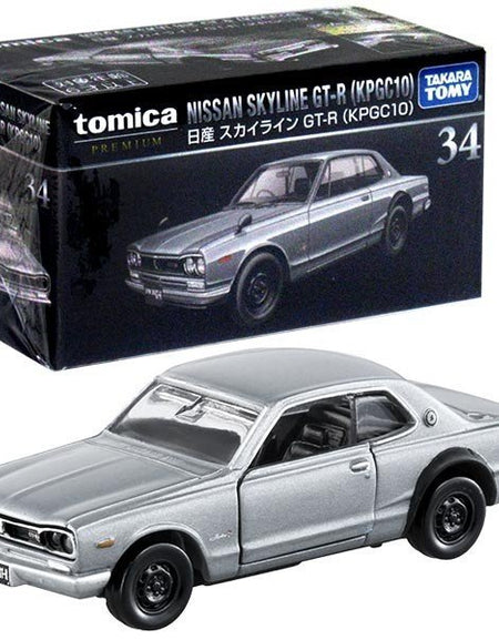 Takara Tomy TOMICA Premium No. 34 Nissan Skyline GT-R KPGC10 Diecast Toy Car