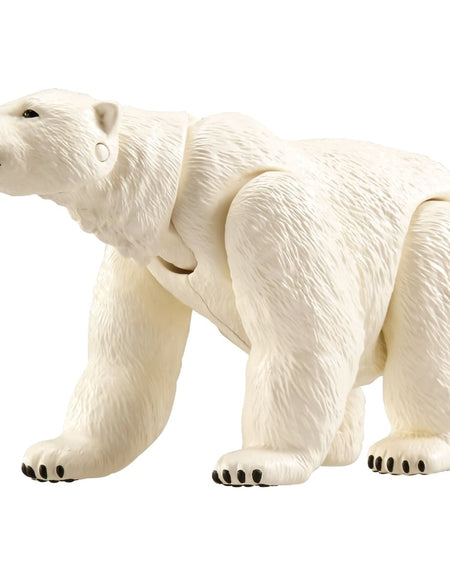 Takara Tomy Ania AL-35 Polar Bear Floating Ver Animal Figure Toy Water Play