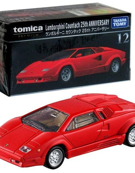 Takara Tomy Tomica Premium Model Car No12 Lamborghini Countach 25th Ann.