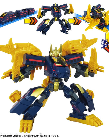Takara Tomy Shinkansen Transforming Robot SGX06 Black Shinkalion Action Figure