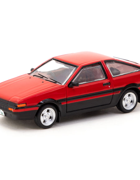 Tarmac Works 1/64 Toyota Sprinter Trueno (AE86) Red/Black Model Car