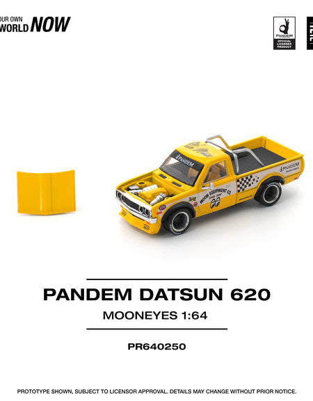 POPRACE 1/64 PANDEM DATSUN 620 - MOONEYES Diecast Model Car