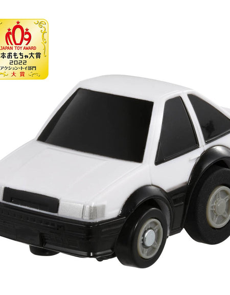 Takara Tomy Tomica ChoroQ Pull Back Diecast :e-04 Toyota Corolla Levin (AE86)1st