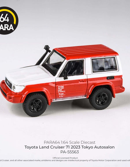 PARA64 1/64 2014 Toyota Land Crusier 71 Short Wheel Base 2023 Autosalon LHD