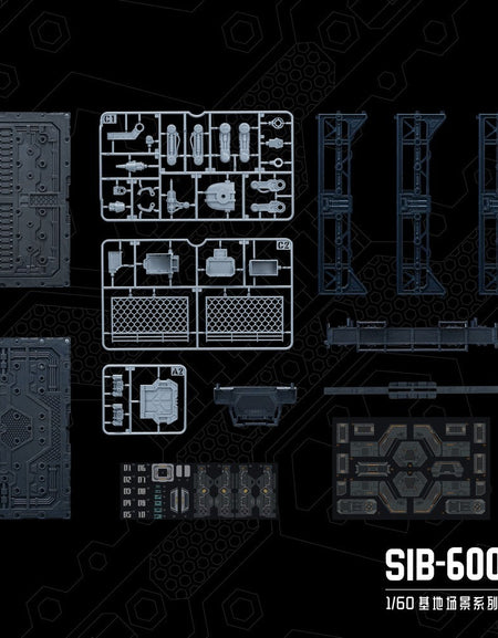 SCENE IN BOX SIB-6001 Maintenance Bay Diorama for Action Figures