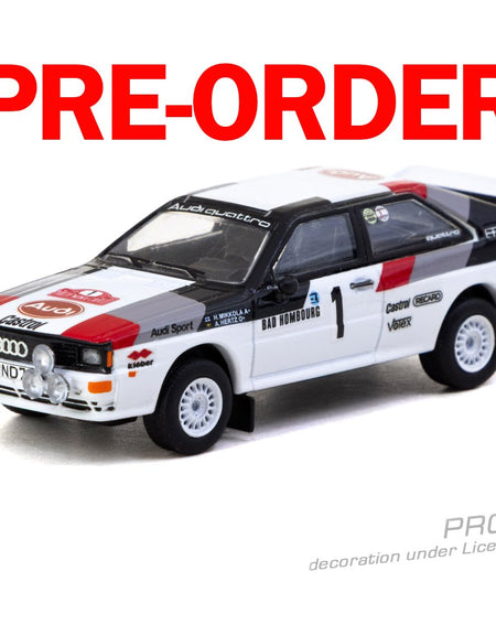 (Pre-order) Tarmac Works Audi Quattro A1 Lombard RAC Rally 1982 #1 Winner Model