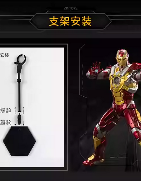 ZD Toys Marvel Avengers 1/10 Iron Man MK17 Action Figure