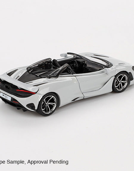 Mini GT #973 McLaren 750S Spider Cirrus Grey LHD Diecast Model Car