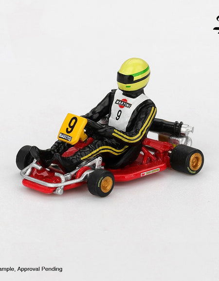 (Pre-order) MINI GT #1155 Senna Kart Formula K #9 Ayrton Senna da Silva 1981