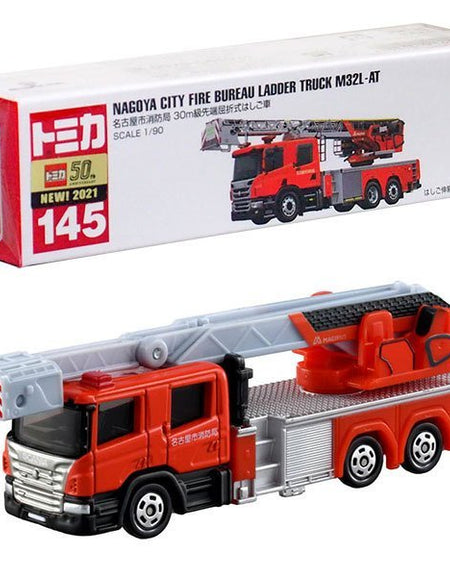 Takara Tomy Tomica Diecast Model Car No145-Nagoya City Fire Station Fire Engine