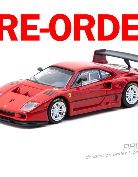 (Pre-order) Tarmac Works 1/64 Ferrari F40 GTE Red Diecast Model Car