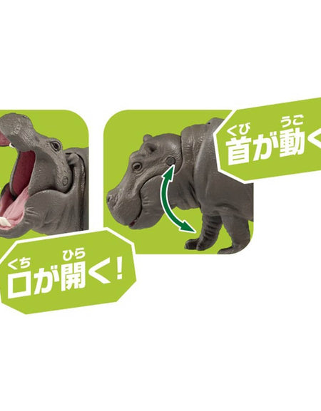 Takara Tomy ANIA AS-06 Hippopotamus (Floatee Ver) animal Action Figure