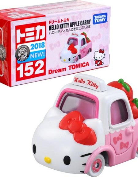 Takara Tomy Tomica Dream Sanrio #152 Hello Kitty Apple Carry Toy Car Diecast