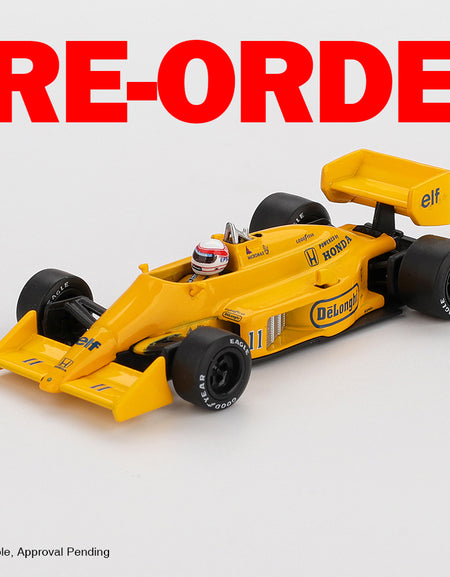 (Pre-order) MINI GT #1148 Lotus 99T #11 Satoru Nakajima 1987 Monaco Grand Prix