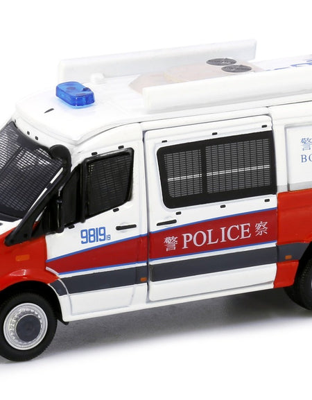 Tiny City 132 Die-cast Model Car - MERCEDES-BENZ Sprinter FL EOD (Red White)