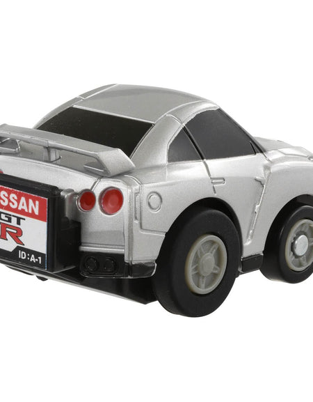 Takara Tomy Tomica ChoroQ Pull Back Diecast Model Car: e-01 Nissan GT-R (R35)