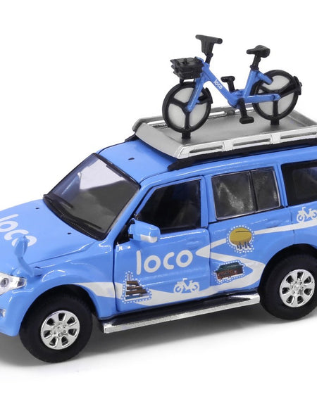 Tiny City 128 Die-cast Model Car - MITSUBISHI Pajero Loco Bike