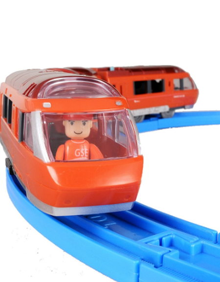 Takara Tomy Plarail S-52 Odakyu Romance Car Type 70000 Japan train with PlaKid