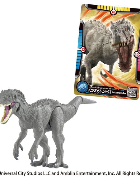 Takara Tomy ANIA Animal Jurassic World Indominus Rex Figure with Battle Card