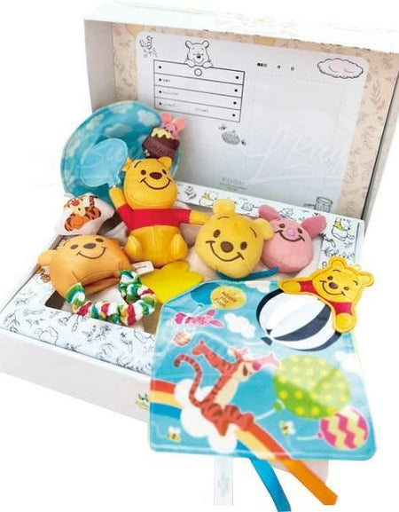 Takara Tomy IP Disney Baby-Dear Little Hands Gift Set Pooh Renewal Toys Set
