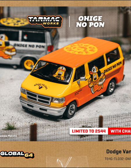Tarmac Works 1/64 Dodge Van OHIGE no PON Diecast Model Car