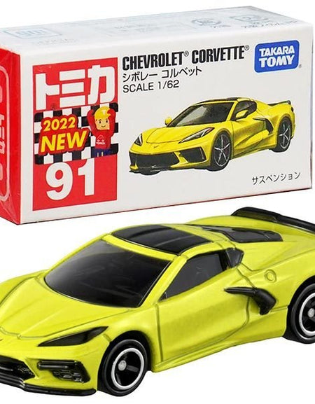 Takara Tomy Tomica Die-cast Car - 1/62 No.91 Chevrolet Corvette