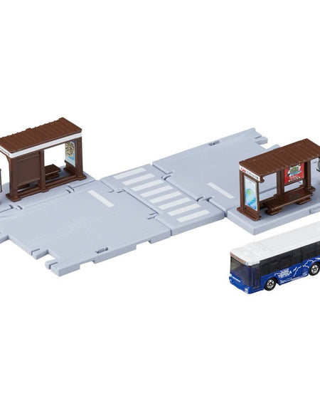 TAKARA TOMY TOMICA TOWN Accessory - Bus Stop (With one tomica car)