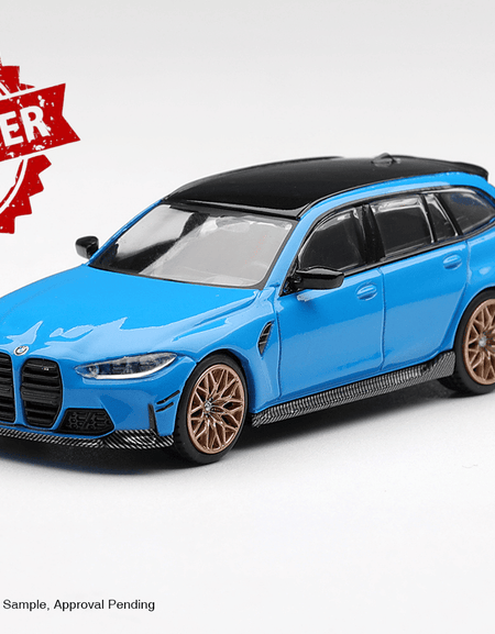 (Pre-order) Mini GT #1319 BMW M3 M Performance Touring Riviera Blue LHD
