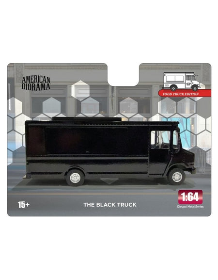 American Diorama 1:64 Food Truck series – The Black Truck Model Car