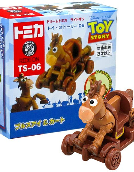 Takara Tomy Tomica Disney Motors TS-06 Toy Story 4 Bullseye & Cart Diecast Car