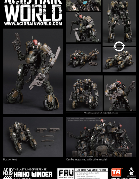 Acid Rain x ToyAllianceF AV-A132 Kaiho Winder Type12WDk ActionFigure