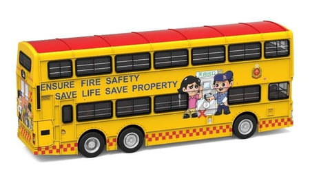 Tiny City Die-cast Model Car - KMB Dennis Dragon 11m "Ensure Fire Safety" 5A Bus