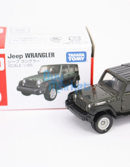 Takara Tomica Tomy #80 Jeep WRANGLER Black Scale 1/65 Diecast Toy Car