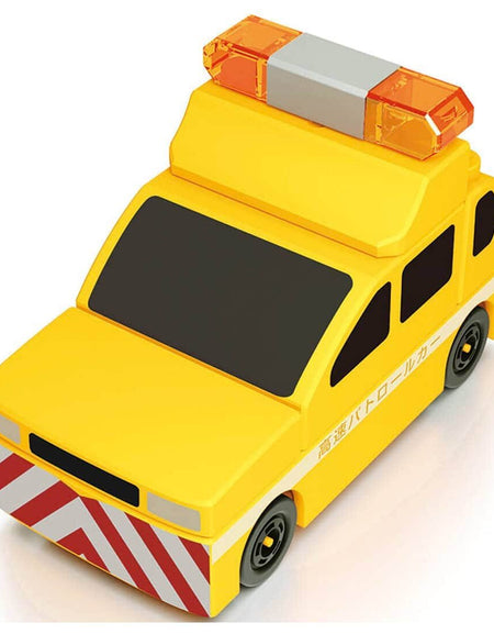 Takara Tomy Tomica Plarail Block Highway Patrol Car Block Set