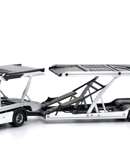 (In Stock) Tiny City - Mercedes-Benz Actros MP5 Transporter (White) Model car