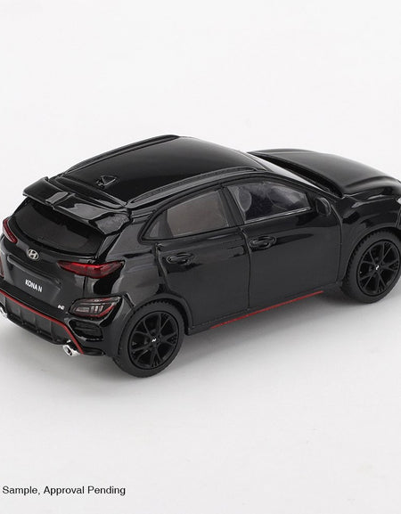MINI GT #1206 1/64 Hyundai KONA N Phantom Black Diecast Model Car