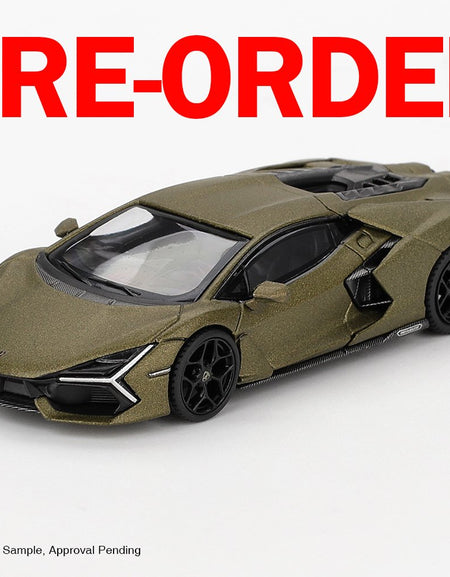 (Pre-order) MINI GT #1136 Lamborghini Revuelto Verde Gea Matte RHD Model Car