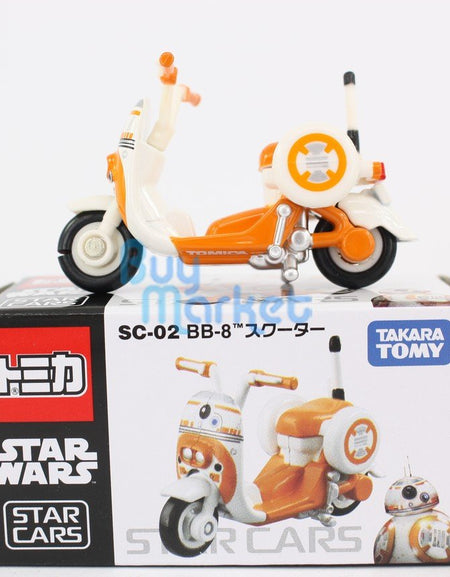 Takara Tomy Tomica Star Cars SC-02 Star Wars BB-8 Scooter Motorcycle Diecast