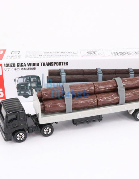 Takara Tomy TOMICA No.125 Long Isuzu Giga Wood Transporter Diecast Toy Car