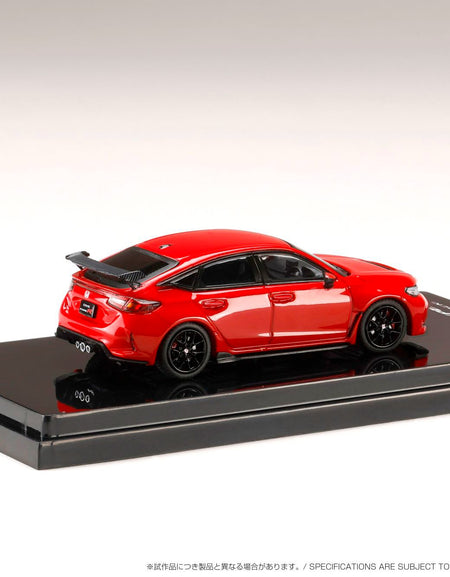 Hobby JAPAN 1/64 1/64 Honda CIVIC TYPE R (FL5) RACING BLACK Package RED Model
