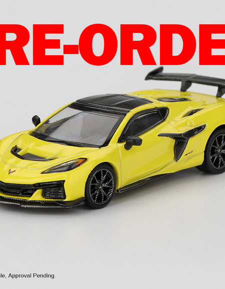 (Pre-order) MINI GT 1/64 #1158 Chevrolet Corvette ZR1 Accelerate Yellow Model