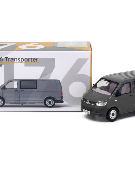 Tiny City 176 Die-cast Model Car - Volkswagen T6 Transporter (Grey)