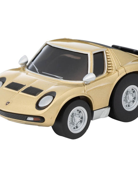 Takara Tomy Tomytec Choro Q zero Z-73c Lamborghini Miura SV Gold (pullback car)
