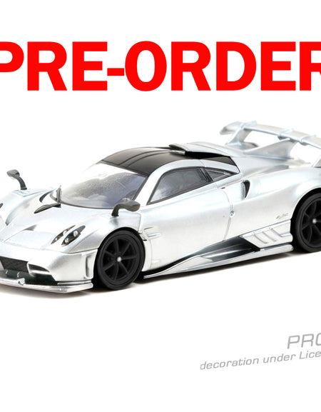 (Pre-order) Tarmac Works Pagani Imola Matt Silver 1/64 Diecast Model Car