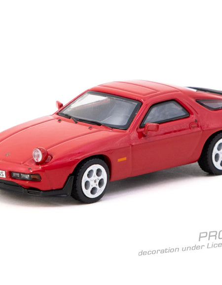 (Pre-order) Tarmac Works Porsche 928 S Red 1/64 Diecast Model Car