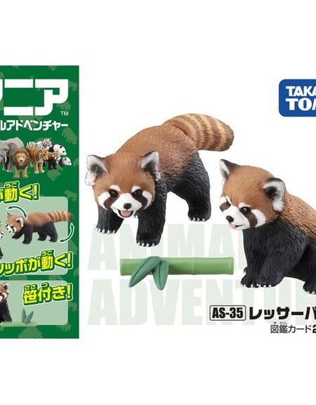 Takara Tomy ANIA Animal Advantage AS-35 RED PANDA with Bamboo Action figure