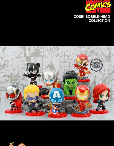 Hot Toys Cosbi Bobble-Head Collection Marvel Studios: Avengers 8 Figures Set