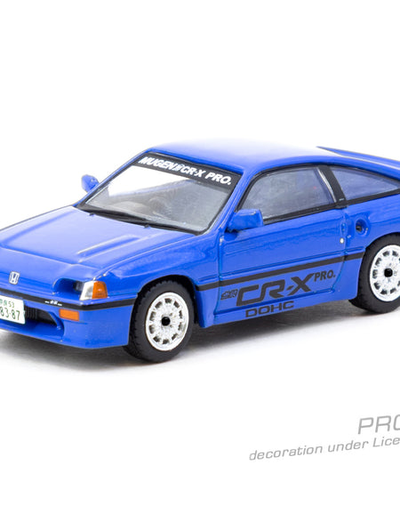 Tarmac Works 1/64 HONDA Ballade Sports MUGEN CR-X PRO Blue Model Car