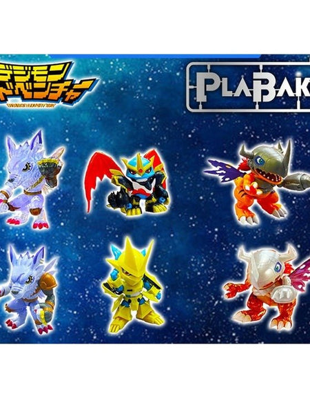 Bandai PLABAKO DIGIMON ADVENTURE VOL.2 Figure (Full set of 8)